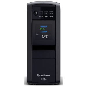 CyberPower CP850PFCLCD Mini-Tower UPS, UL Rated, Energy Star certified, 10 NEMA 5-15R